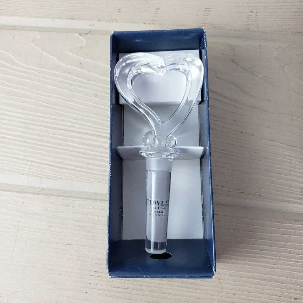 Towle Memories Crystal Bottle Stopper NWT